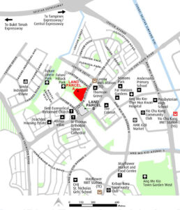 Lentor Hills Residences Location Map Pre